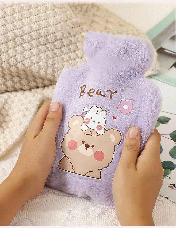 🧸Cozy Snuggle Buddy – Soft Hot Water Bottle & Hand Warmer for Boys - ThiGui