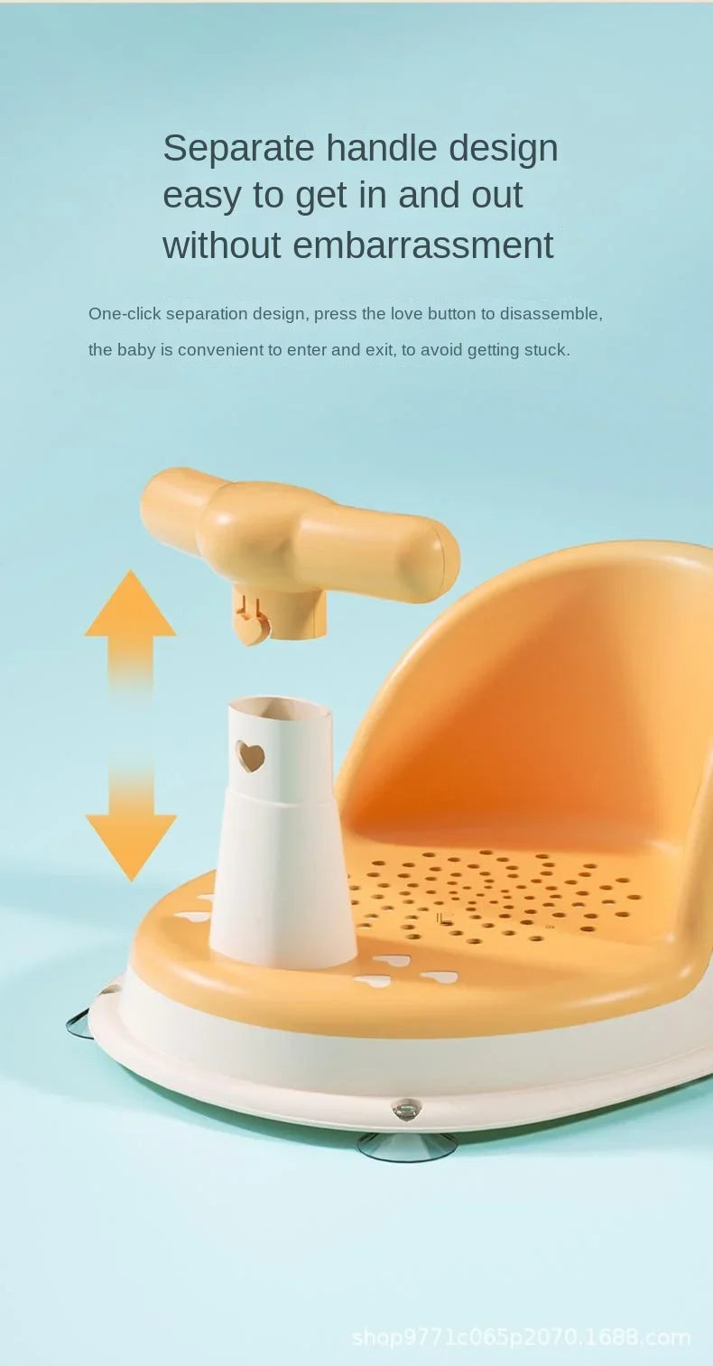 🚿Comfy Baby Shower Seat – Safe, Foldable & Perfect for Little Wigglers! 👶 - ThiGui