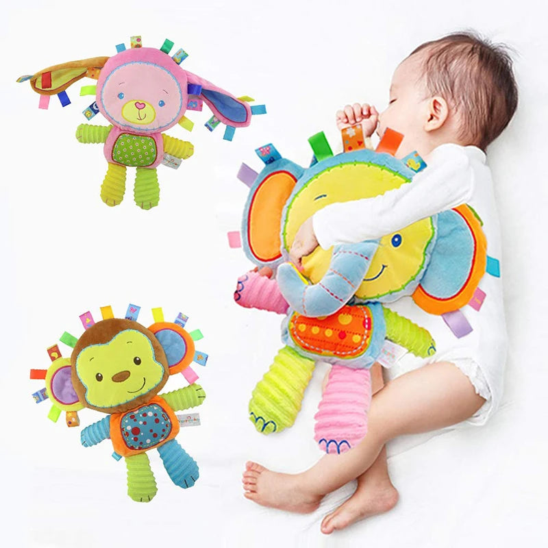 🎵 Snuggle & Shake! Soft Baby Caterpillar Rattle Toy for Newborns 👶✨ - ThiGui