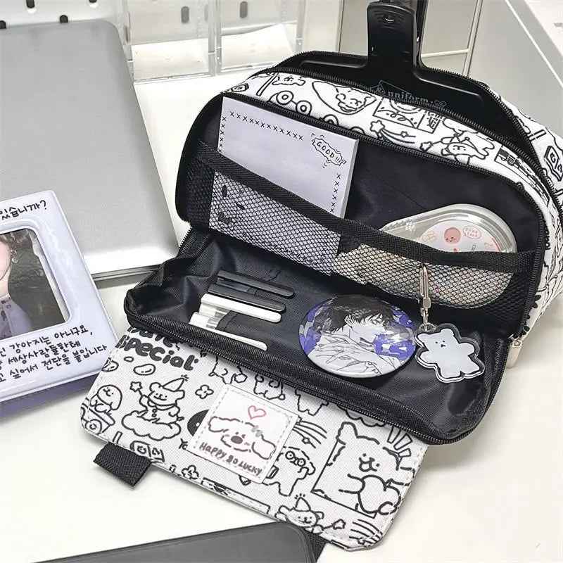 🎨Capy-Cool Pencil Pouch – Big, Fun & Organised with Adorable Capybara Style - ThiGui