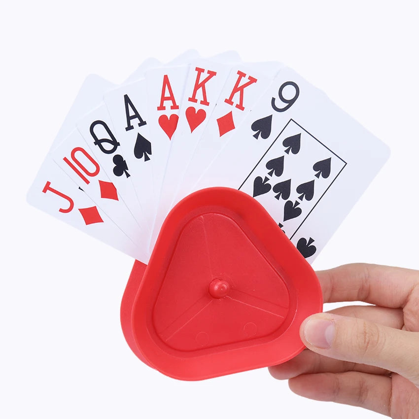 🃏🙌 Hands-Free Card Fun! Triangle Holders for Little (and Big) Players 🎉 - ThiGui