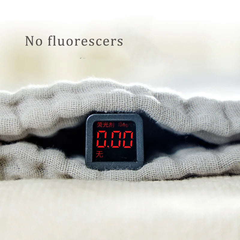 🌿 Soft as a Cloud – Pure Cotton Bubble Muslin Blanket for Snuggly Little Ones 👶🛏️ - ThiGui