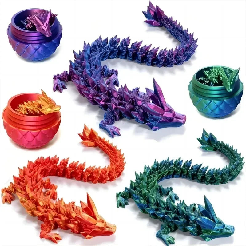 🐉✨ 3D Dragon Egg Surprise – Magical Movable Dragon Toy for Creative Kids! ✨🐉 - ThiGui