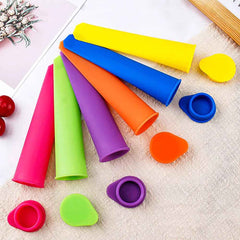 🍦Fun & Easy Summer Treats: Reusable Silicone Popsicle Molds for Kids - ThiGui