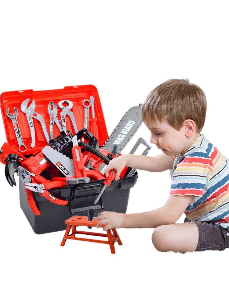 🔧Little Builder’s Dream Set – Toolbox, Tools & Imagination Packed in One! - ThiGui