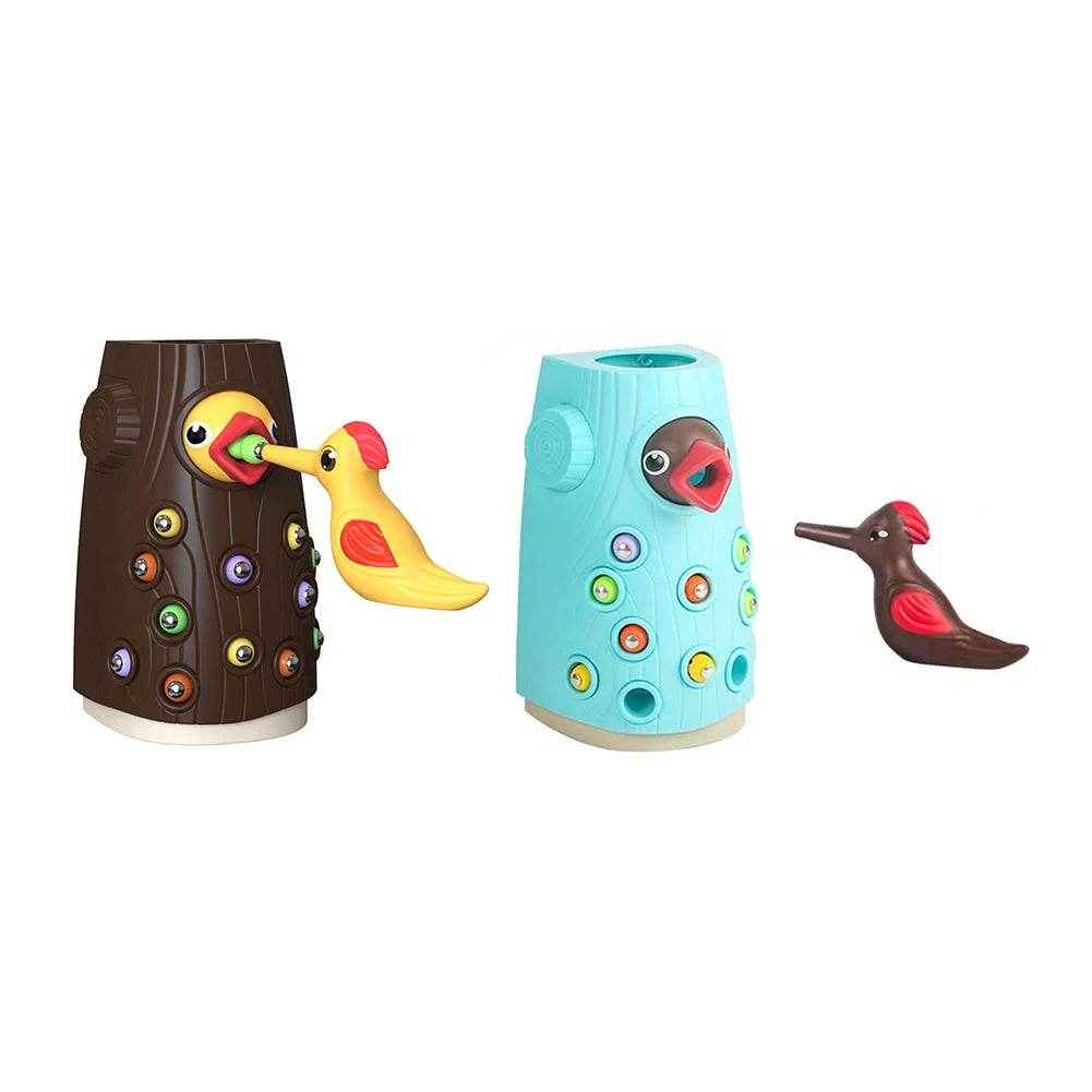 🐥Peck, Catch, and Learn – The Adorable Magnetic Woodpecker Game for Busy Little Hands! - ThiGui
