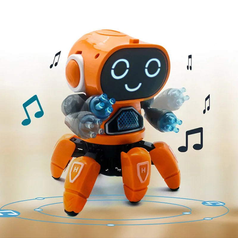 🐙 Lights, Music & Wiggly Fun – Octopus Dance Robot for Little Explorers! 🎶💃 - ThiGui