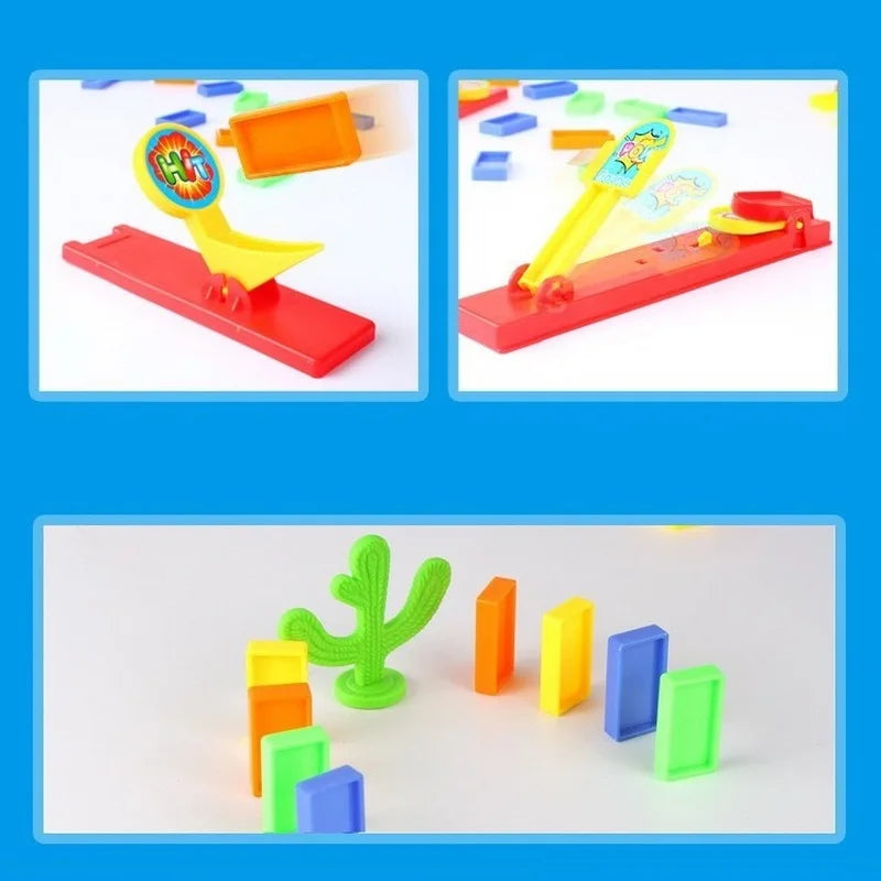🚂 Domino Train Builder – 100-Piece Colourful Domino Set for Creative Play! 🌈🧠 - ThiGui
