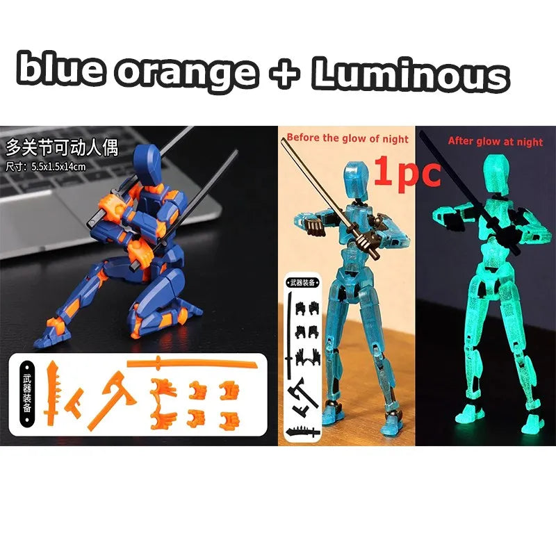 🦸‍♂️ Light-Up Titan Warriors! T13 Action Figures 🔦 | Pose, Play & Battle with Glowing Heroes - ThiGui