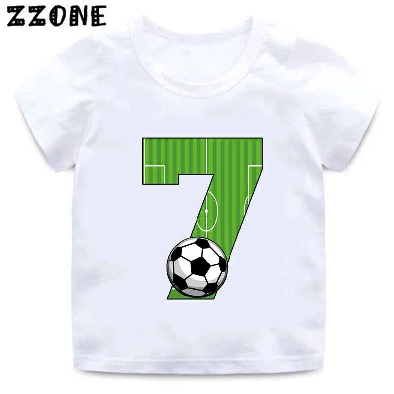 ⚽ Birthday Star on the Pitch! Football Tee for Little Champs - ThiGui