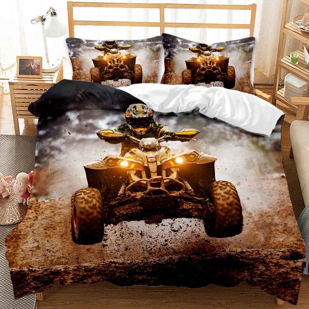 🏍️ Motocross Mania Duvet – Racing Bedding for Little Speed Lovers! - ThiGui