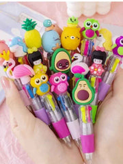 🖊️Magical 4-Color Cartoon Pens – The Ultimate Fun Writing Buddy for Creative Boys - ThiGui