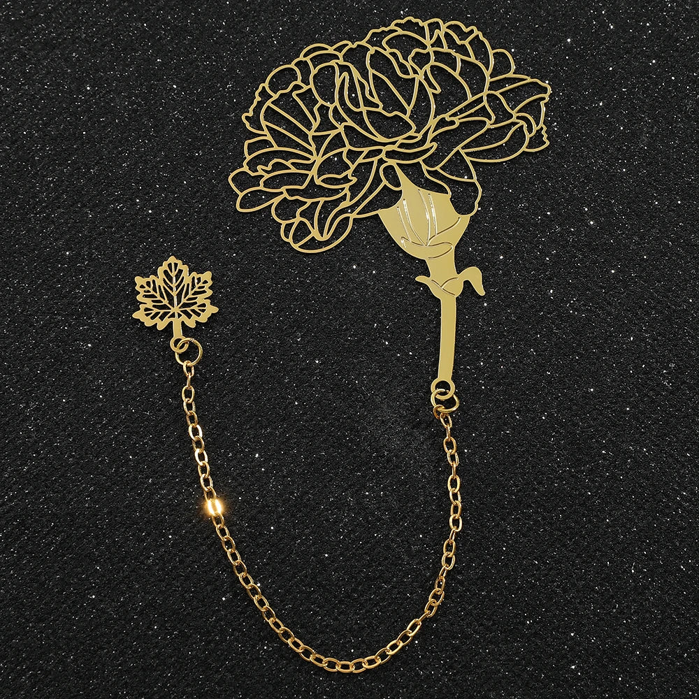 🌻📖 A Blooming Thank You – Handmade Metal Flower Bookmark for Inspiring Teachers 🌸💛 - ThiGui