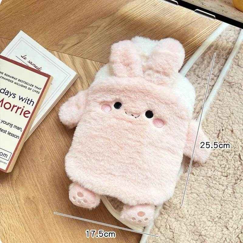 🧸Cuddly Cozy Buddy – Soft Plush Hot Water Bottle for Boys' Tummy, Hands & Feet - ThiGui