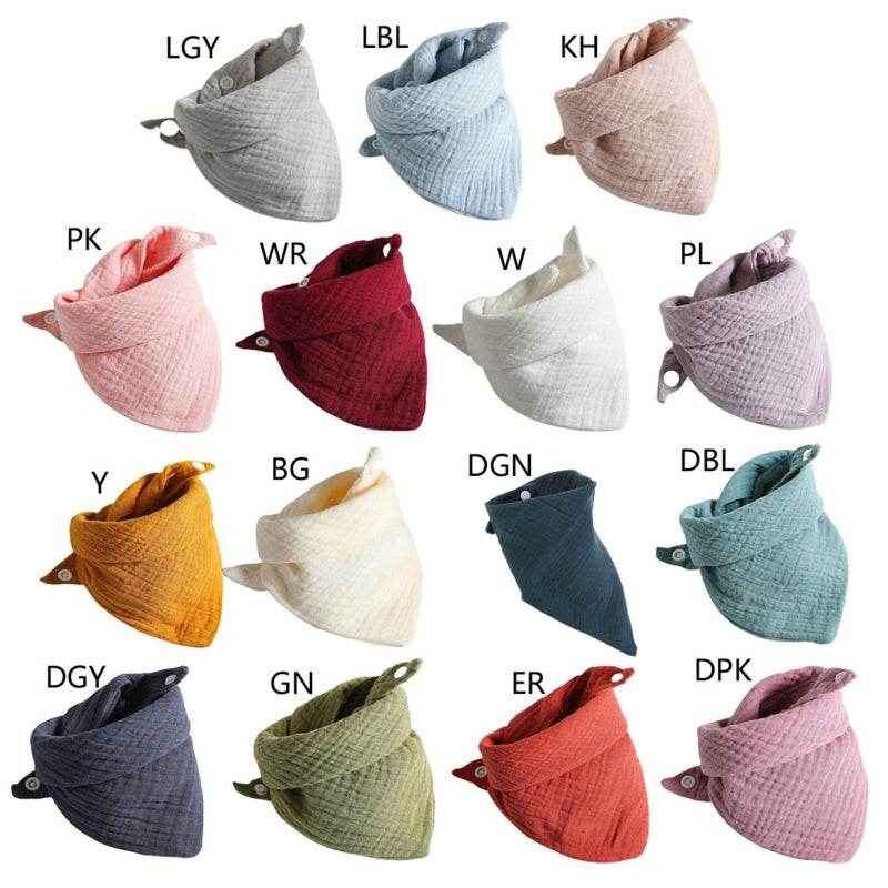 🍼Stylish & Soft! 5-Pack Baby Boy Bandana Bibs for Dribbles, Feeds & Cuddles - ThiGui