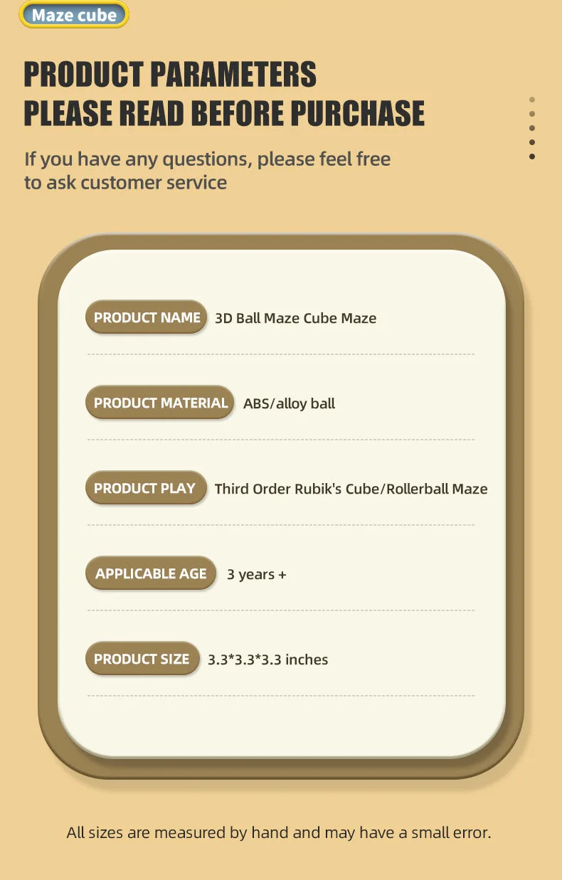 🌀🧩 3D Maze Magic Cube – Twist, Turn & Conquer the Labyrinth! 🎯💡 - ThiGui