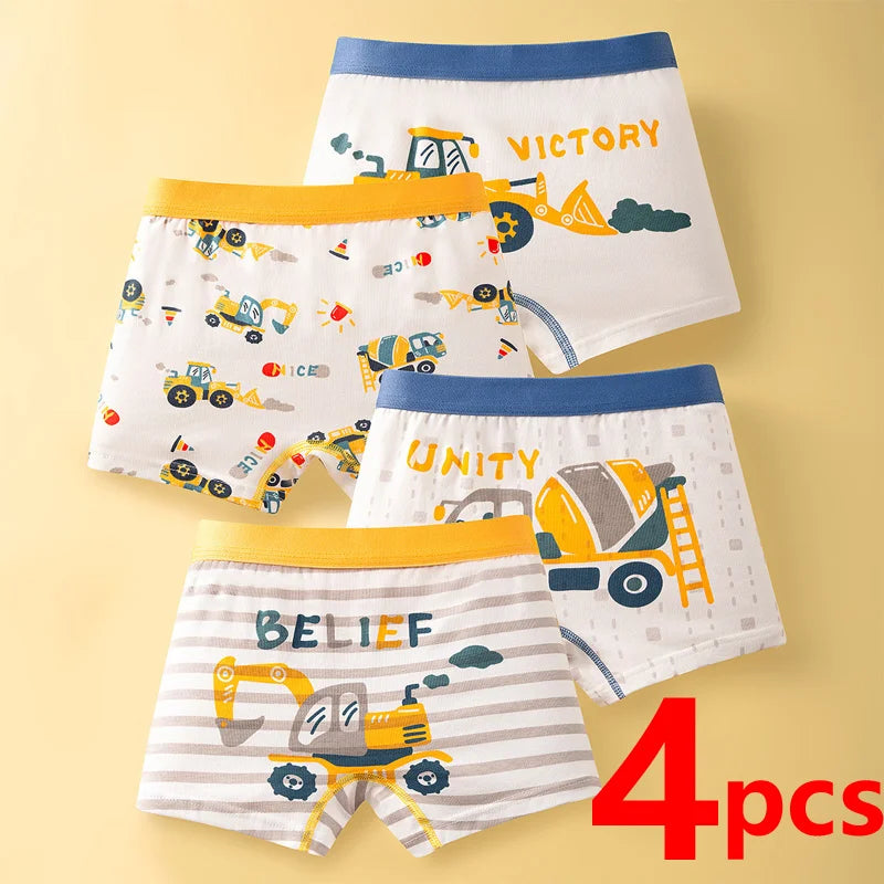 🦖 Dino Days Boxer Briefs – Soft & Comfy Cotton Undies for Boys! 🩳✨ - ThiGui