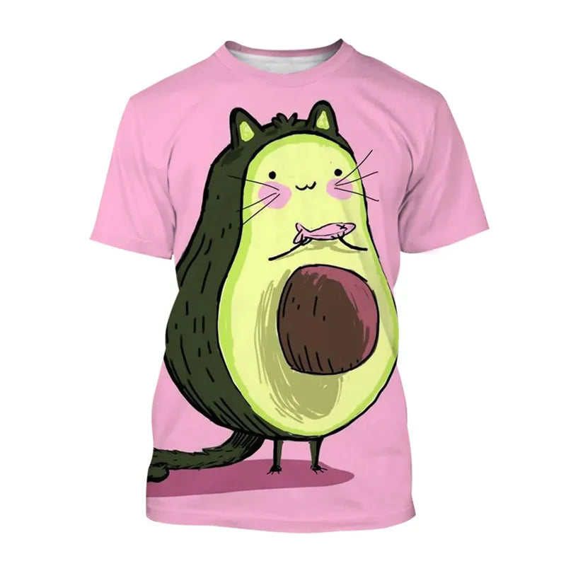 🌞🥑 Avocado Fun in 3D! The Summer Tee Every Boy Will Love 👕 - ThiGui