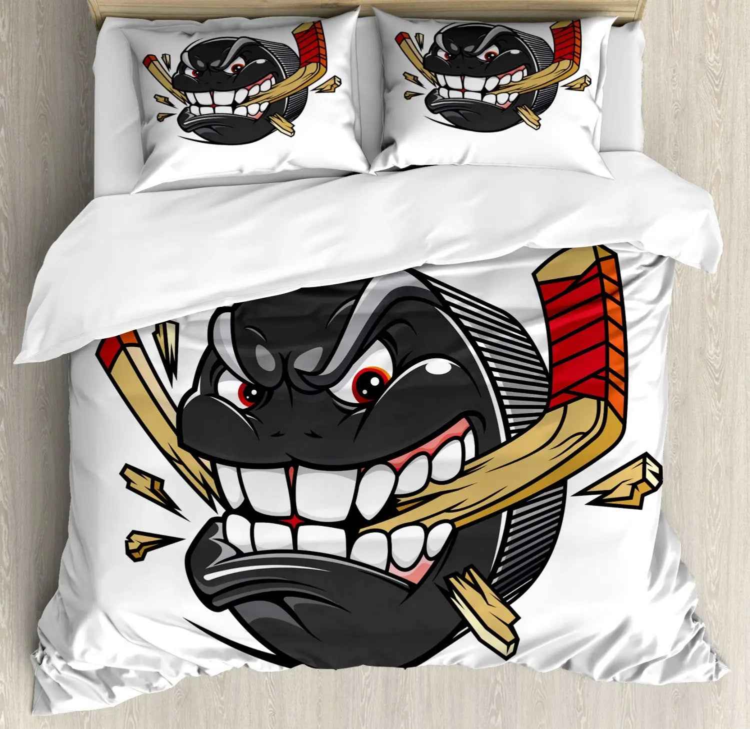 🏒 Ice Hockey Hero Duvet – Cool & Sporty Bedding for Boys Who Love the Game! - ThiGui