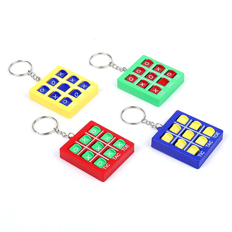 🎒🎯 Mini Tic Tac Toe Game Keychains – Pocket-Sized Fun for Smart Little Minds! 🧠✨ - ThiGui