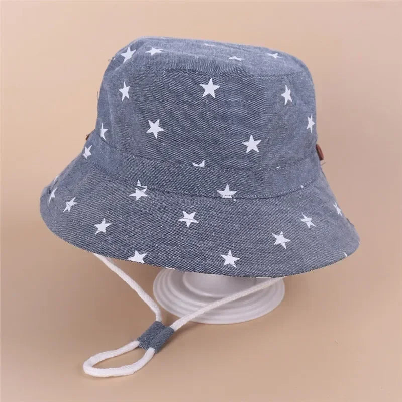 🧢 Cool & Covered! Lightweight Panama Bucket Hat for Babies & Toddlers ☀️🌿 - ThiGui
