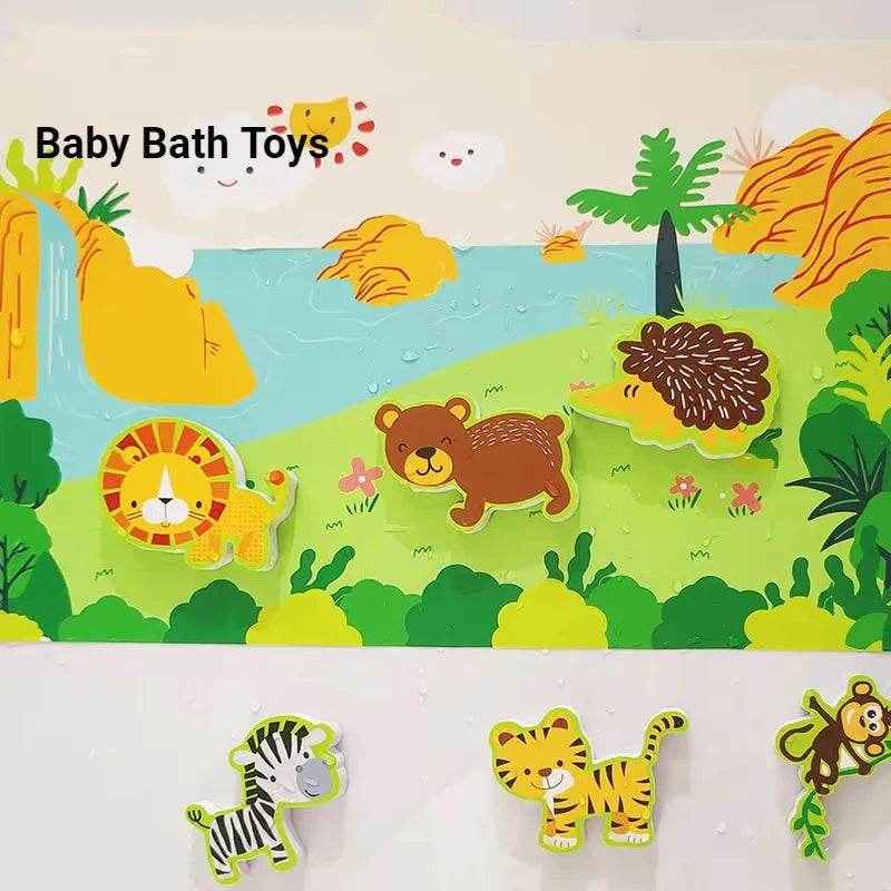 🛁Foam Bath Puzzle Fun – Splash, Learn & Stick With Every Soapy Soak! - ThiGui