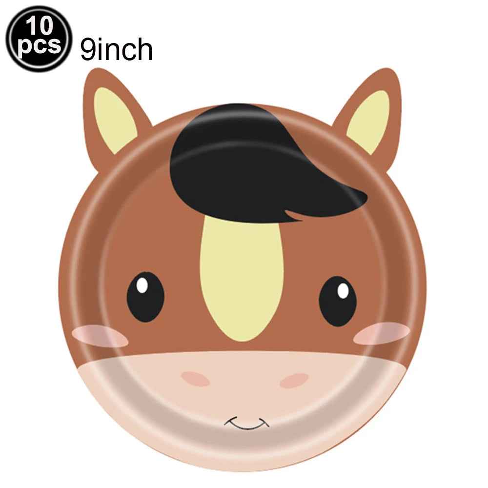 🐷Oink, Moo, Baa – Adorable Farm Animals Tablecloth for a Barnyard Bash! 🐮🐑 - ThiGui