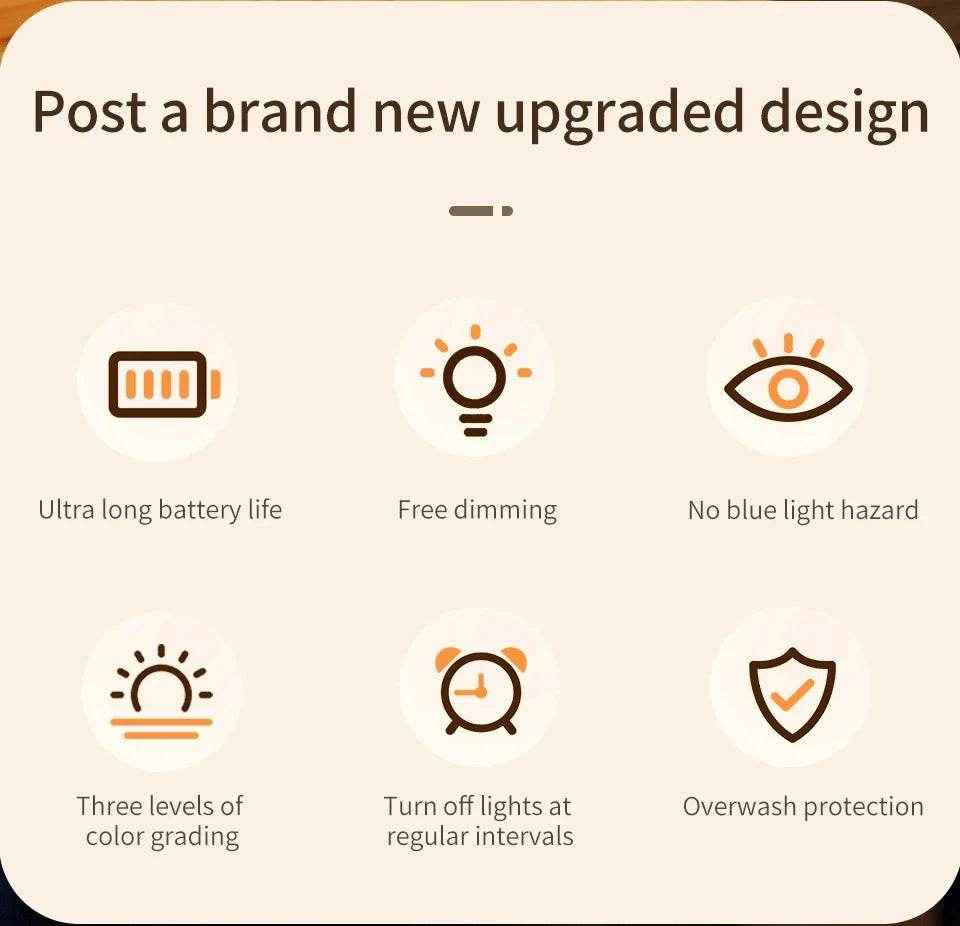 💡Bedtime Bliss – Soft Glow Night Light with Remote & Timer for Peaceful Evenings - ThiGui