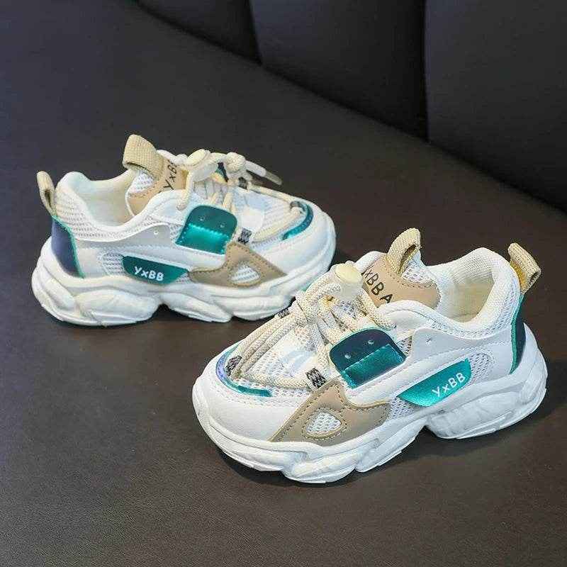 👟Breathe Easy: Lightweight Mesh Trainers for Little Adventurers (Size 21–36) - ThiGui