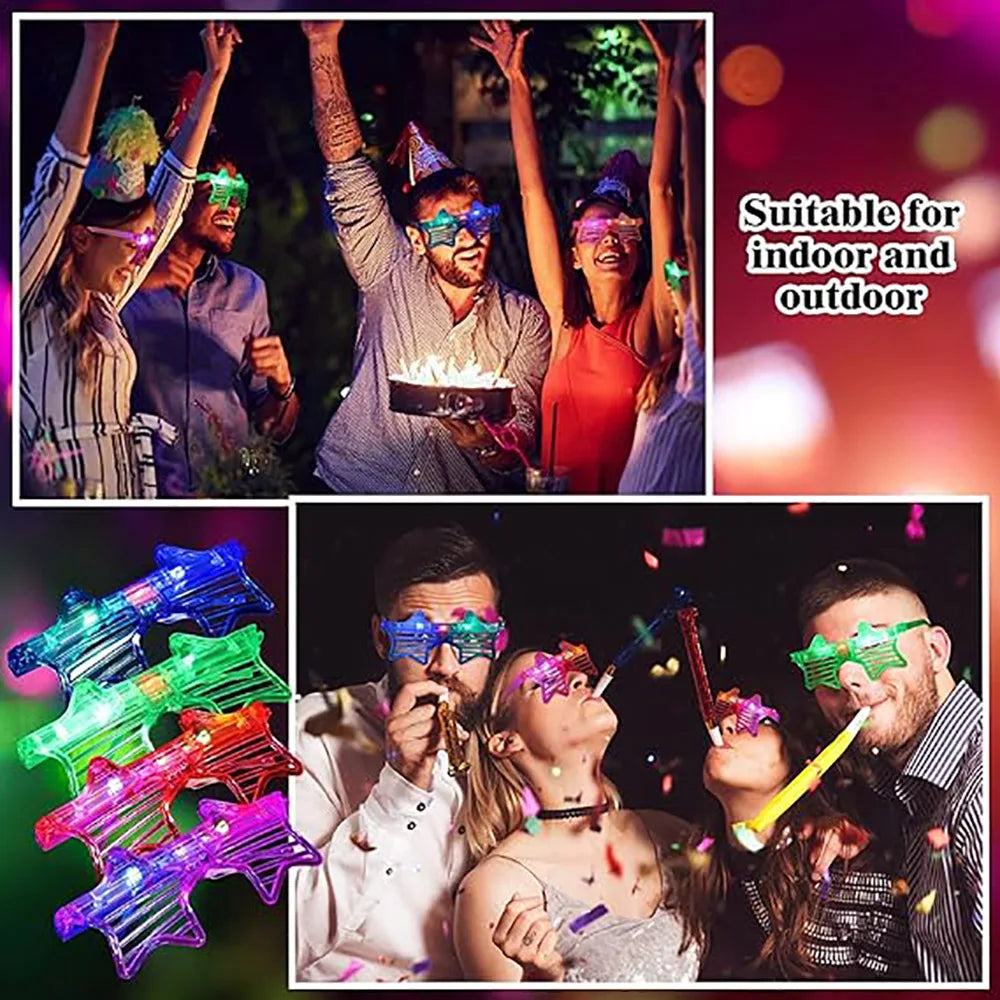 🎉 Glow Party Glasses – Light-Up Fun for Birthdays, Sleepovers & Celebrations! 😎✨ - ThiGui