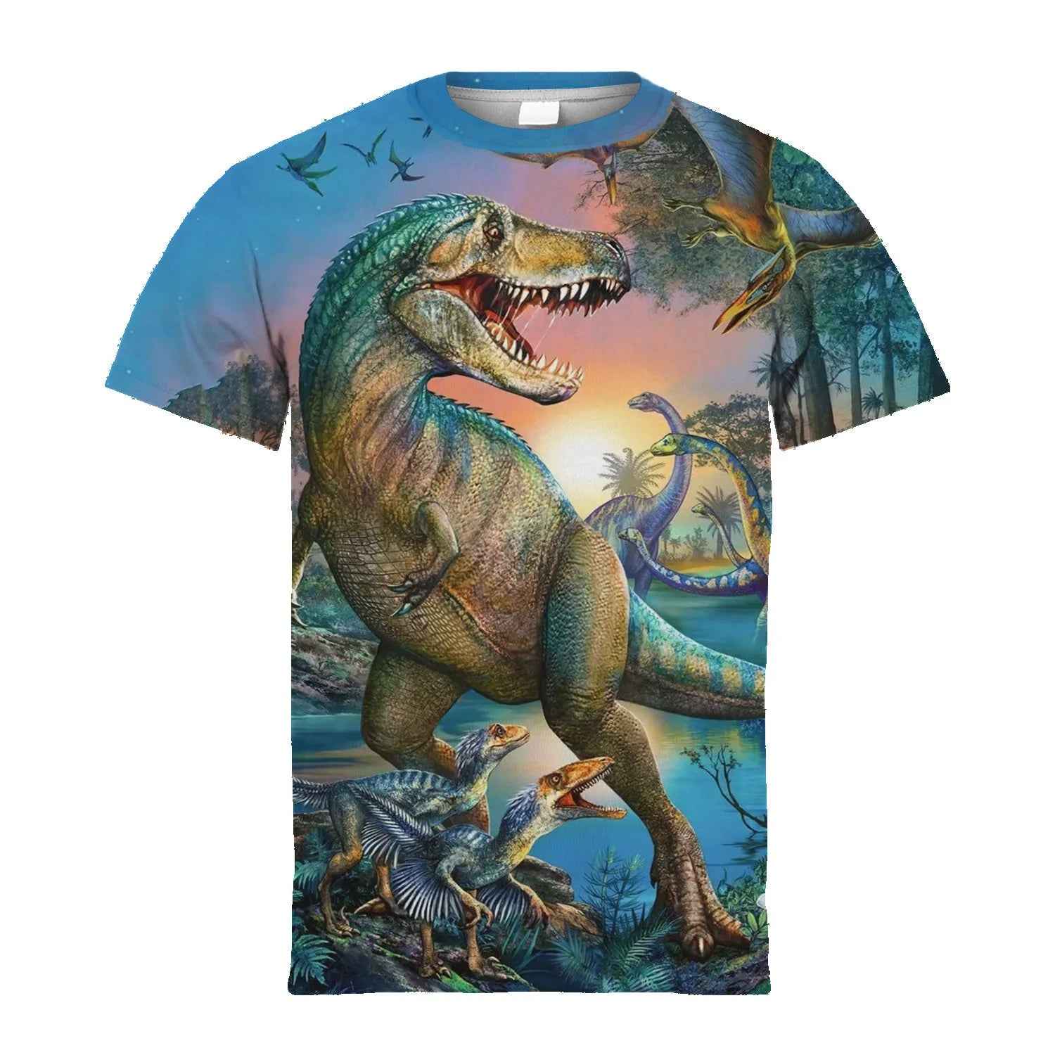 🦖Dino-Mite Summer Fun Tee for Little Adventurers - ThiGui