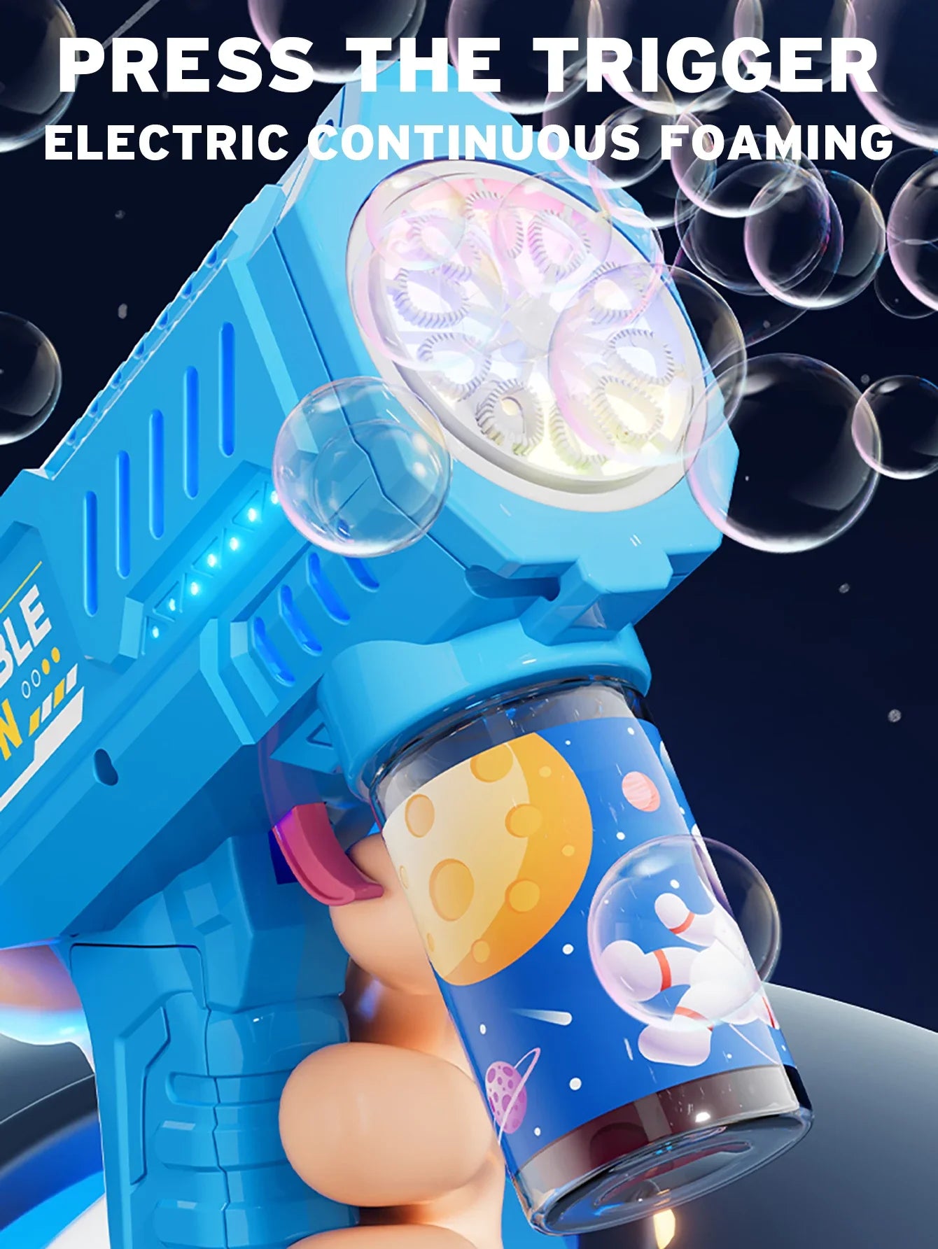 ✨ LED Bubble Blaster – Colourful, Automatic Fun for Energetic Boys! 🫧🔫 - ThiGui