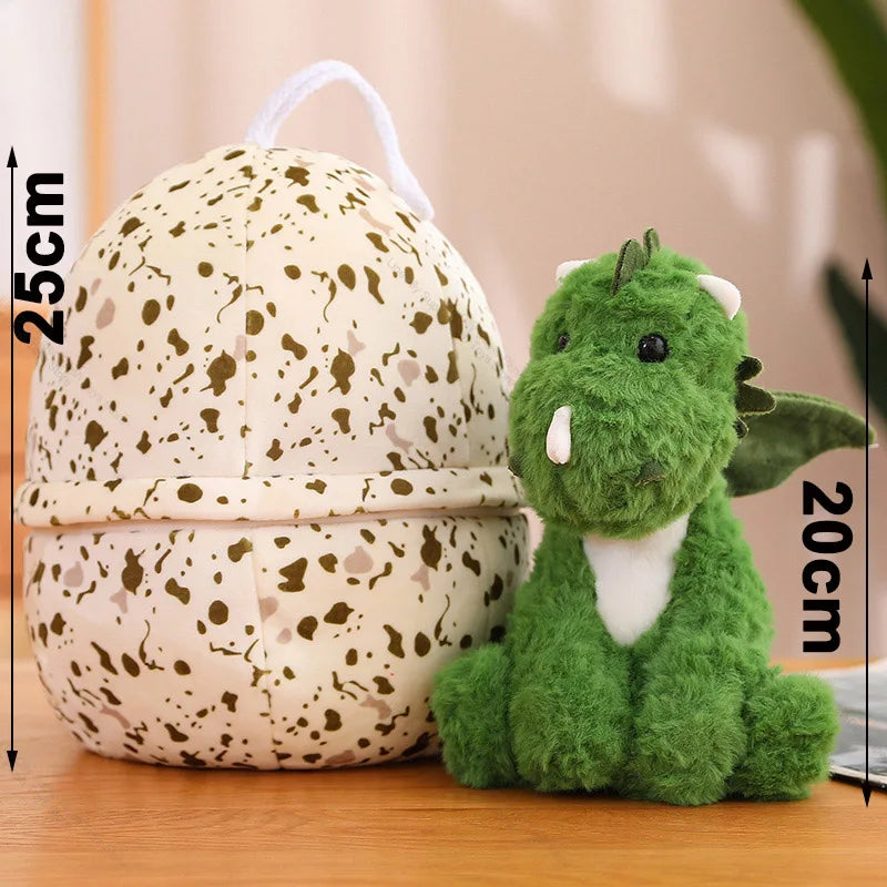 🦕 From Egg to Snuggle – Magical Dinosaur Plush for Roaring Cuddles! 💚🥚 - ThiGui