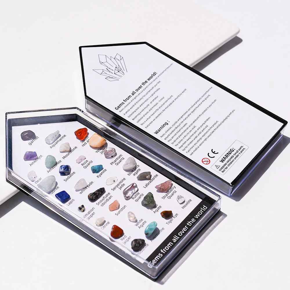 🛡️24 Magical Crystals for Curious Boys – A World of Colour, Calm & Discovery in One Box! - ThiGui