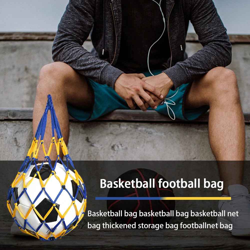 ⚽ Tidy Up & Train Like a Pro – Sports Ball Holder & Trainer Net Bag 🎒🏀 - ThiGui