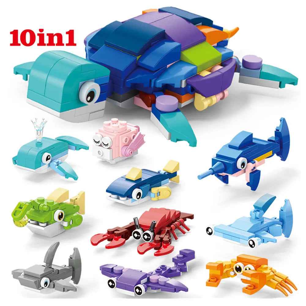 🕷️ Snap Together a Wild World – Insect & Animal Block Creatures for Kids & Collectors! 🐜🦂 - ThiGui