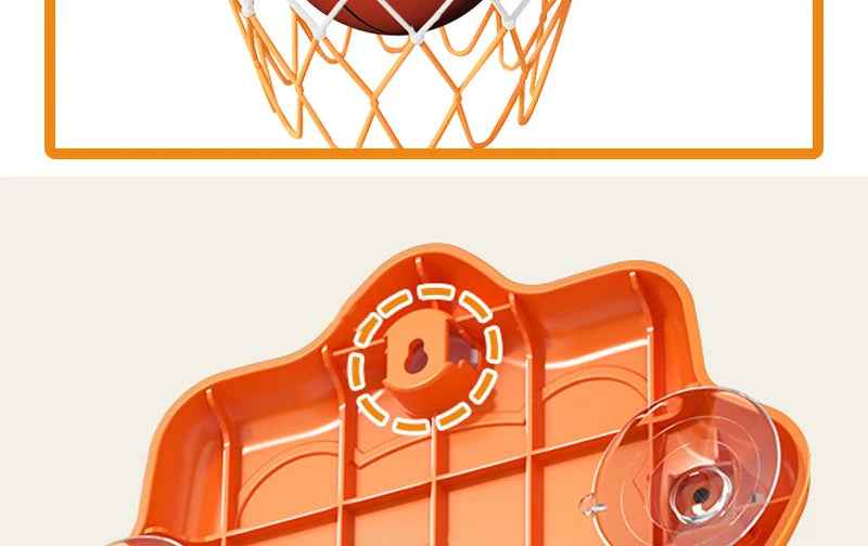 🏀 Stick & Dunk Basketball Set – Indoor Hoop Fun Without the Screws! 🧒💥 - ThiGui