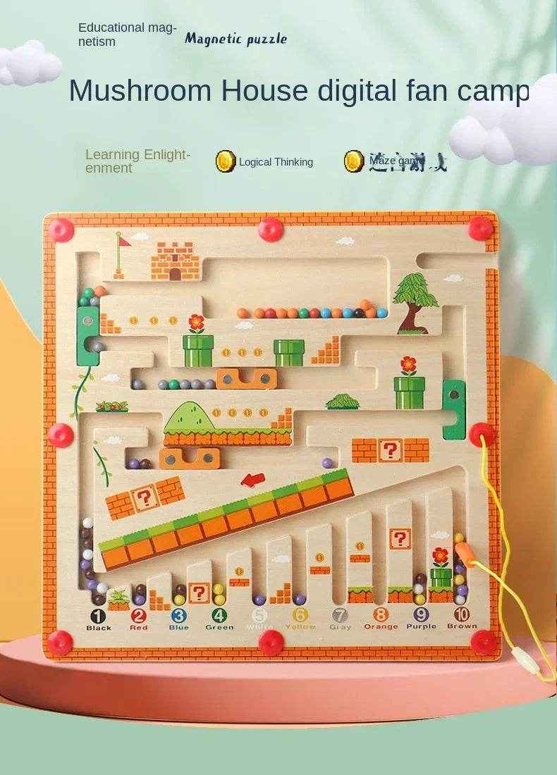 💡Montessori Magnetic Maze – A Colourful Puzzle Adventure for Clever Little Fingers - ThiGui