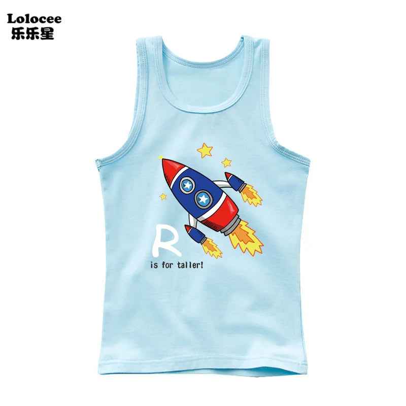 🌞Cool & Comfy Summer Tank Tops for Active Boys – 5 Fun Colours! - ThiGui