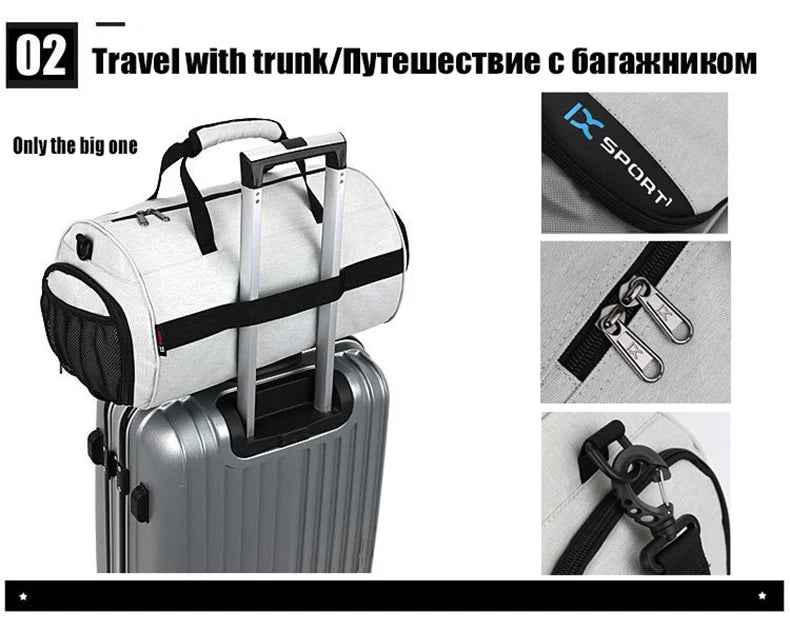 💪 Waterproof Gym Bag with Wet-Dry Compartments – Built for Active Boys! 🎽🧼 - ThiGui