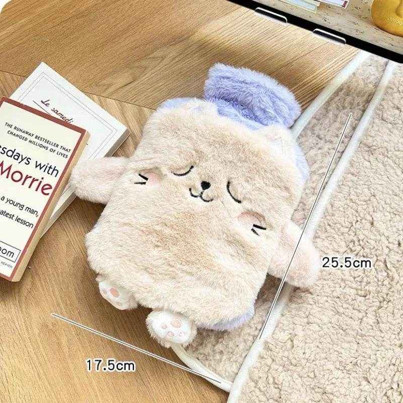 🧸Cuddly Cozy Buddy – Soft Plush Hot Water Bottle for Boys' Tummy, Hands & Feet - ThiGui