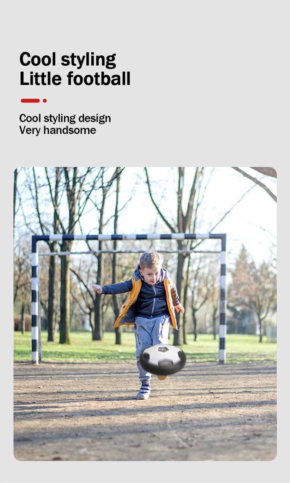 ⚽Indoor Hover Soccer Ball for Boys with Lights and Air Cushion for Active Play Anywhere - ThiGui