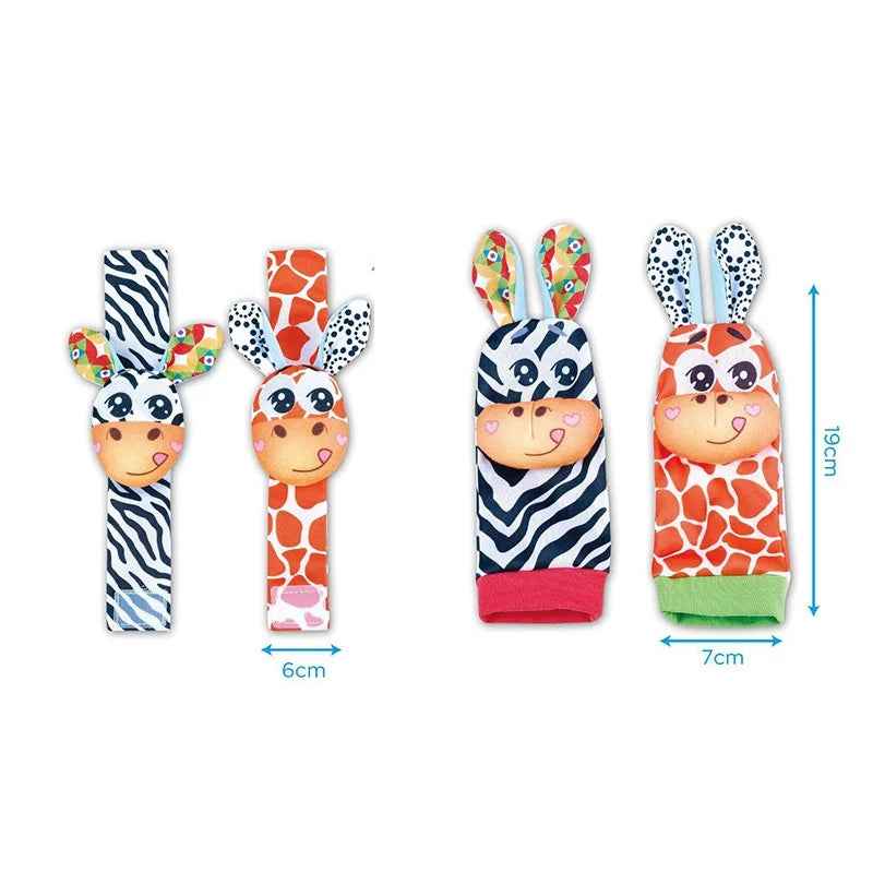 🐾 Sensory Fun for Tiny Toes & Wrists – Baby Rattle Socks & Bands! 🎶🧦 - ThiGui