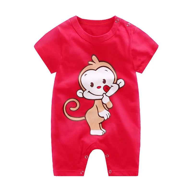 🍃 100% Cotton Summer Baby Romper – Soft, Safe & Super Sweet! 👶 - ThiGui