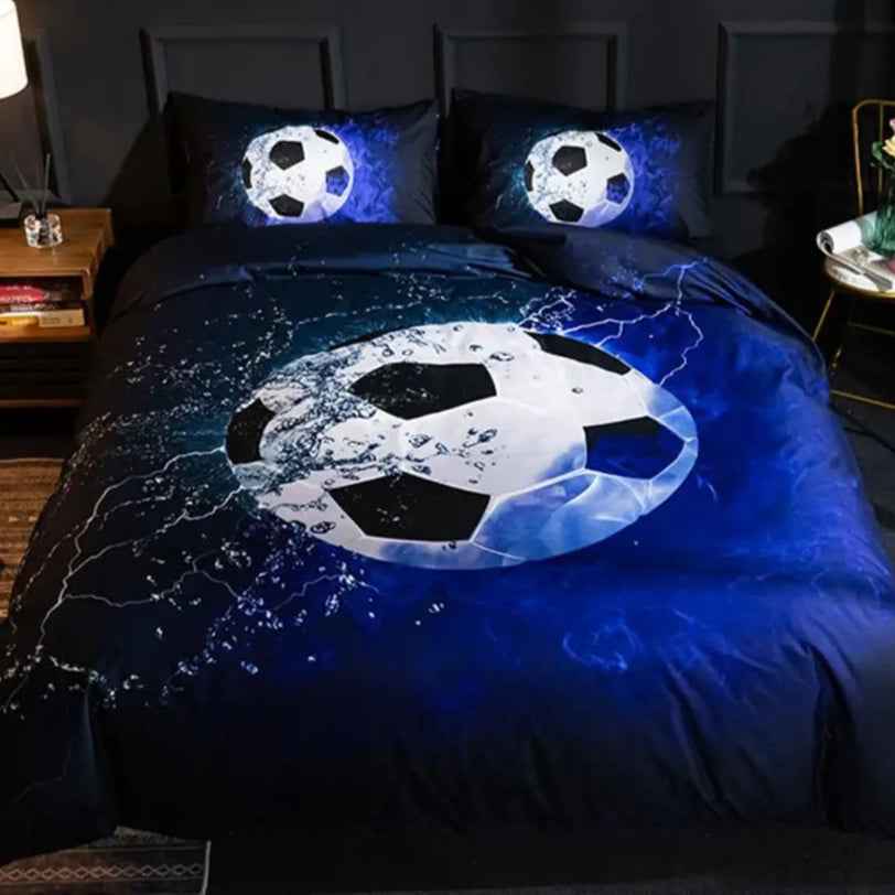 ⚽Goal Time! Dream Big with This Awesome Football Bedding Set - ThiGui