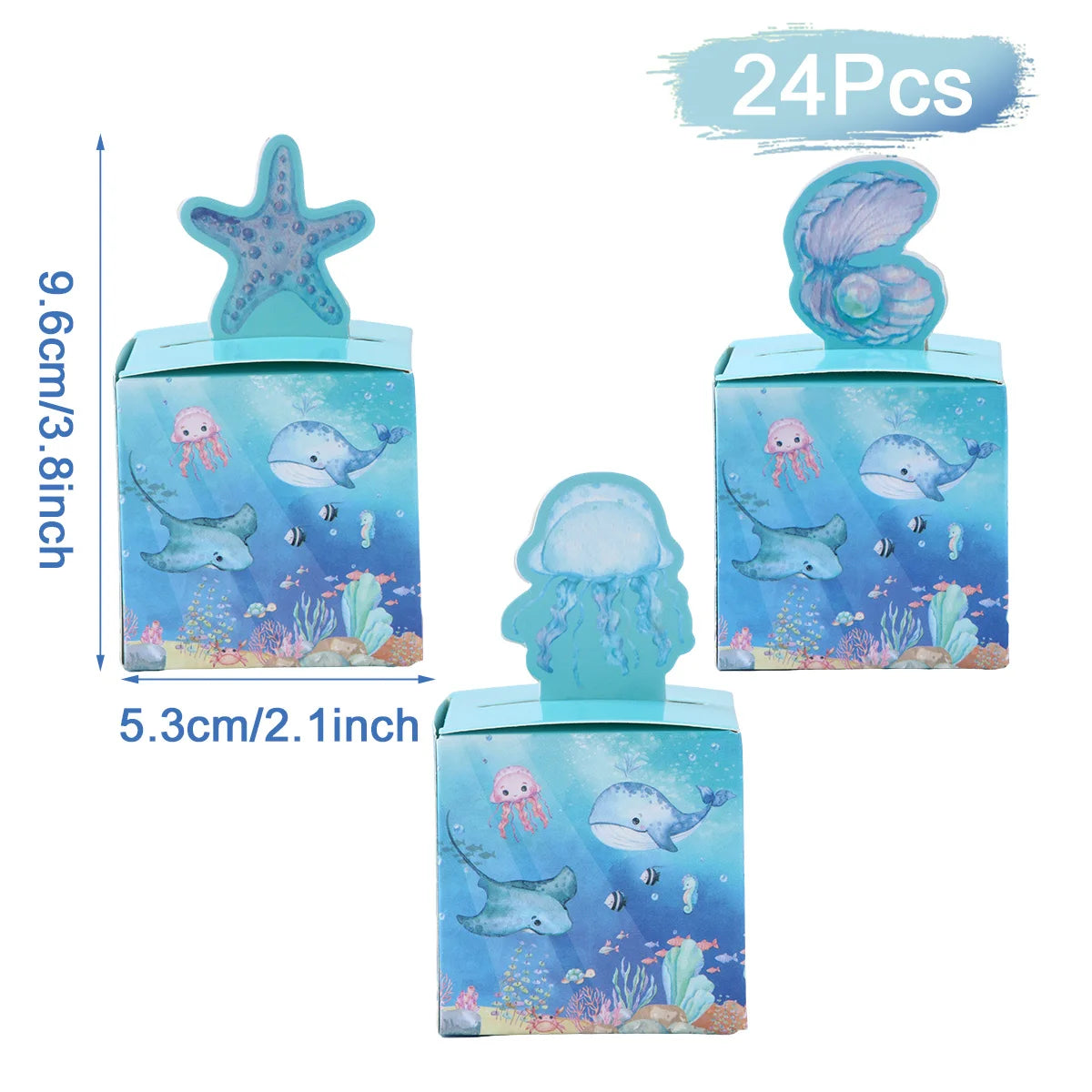 🐙🌊 Under the Sea Party Tableware – Ocean Fun for First Birthdays & Baby Showers! 🎂🐢 - ThiGui