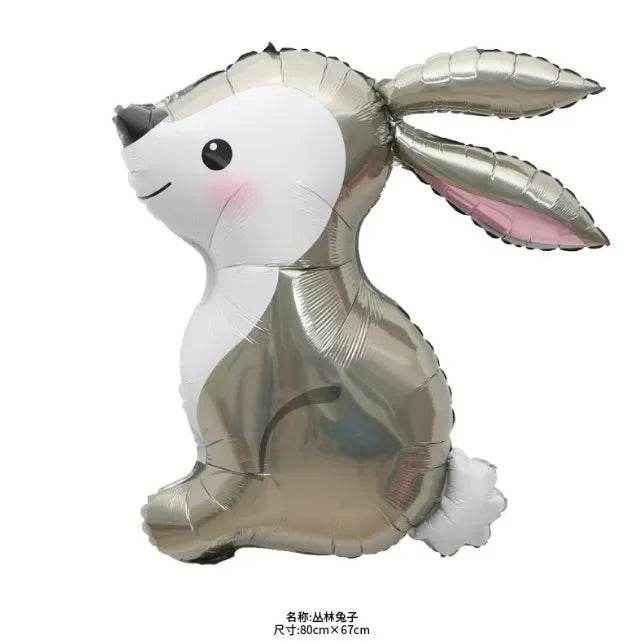 🎂Layer Up the Fun – Adorable Birthday Cake Balloon with Candles & Teddy for a Sweet Celebration! 🎂🎈 - ThiGui