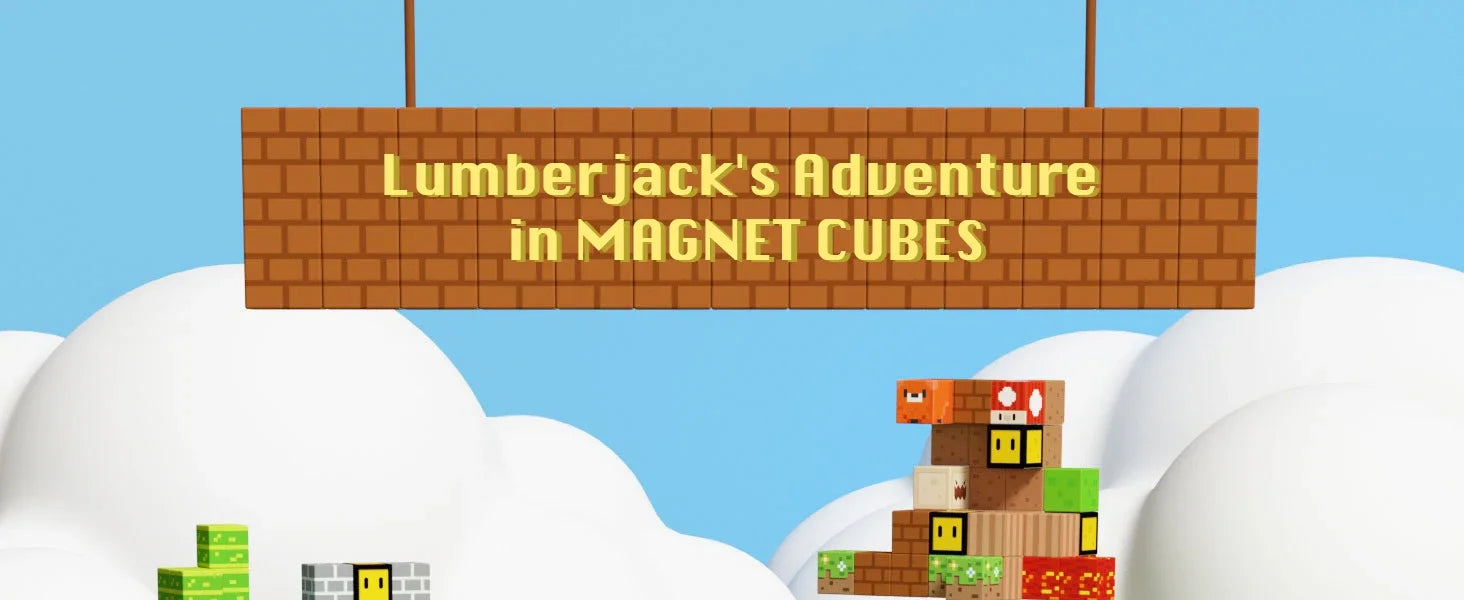 🧲 Build & Imagine! Magnetic Mine World Cube Set for Kids – Craft, Create, and Play 🎮🌍 - ThiGui