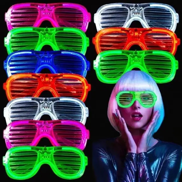 💡 Neon LED Party Glasses 😍 | Glow-in-the-Dark Fun for Birthdays, Festivals & Crazy Nights! 🥳 - ThiGui