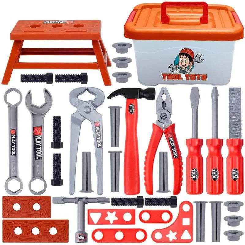 🔧Little Builder’s Dream Set – Toolbox, Tools & Imagination Packed in One! - ThiGui